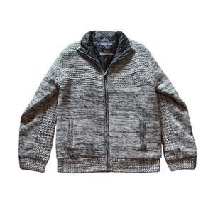 Men's Gray Amongst Others Quilted knit jacket
